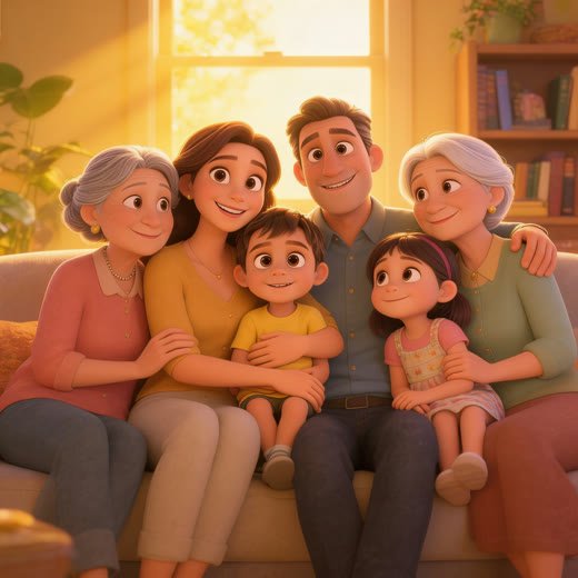 Con toda la familia